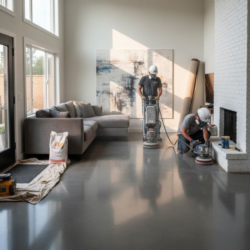 Different Finish Options For Concrete Floor Installations